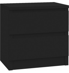 Table de chevet à tiroir ROSALIE 40x30 cm noir