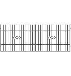 Cancello a doppio battente LILA 4 m
