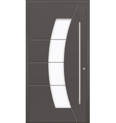 Porta d'ingresso in alluminio PASSIVE ALU G2 90 cm antracite