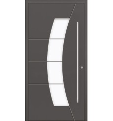 Porte d'entrée en aluminium PASSIVE ALU G2 90 cm anthracite