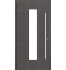 Porta d'ingresso in alluminio PASSIVE ALU G3 90 cm antracite