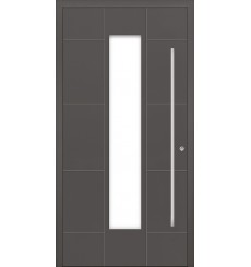 Porte d'entrée en aluminium PASSIVE ALU G3 90 cm anthracite