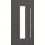 Porte en aluminium PASSIVE ALU F1 90 cm anthracite