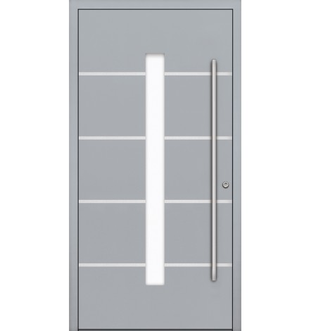 Porte en aluminium PASSIVE ALU F1 90 cm anthracite