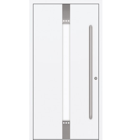 Puerta en aluminio PASSIVE ALU G5 90 cm blanco