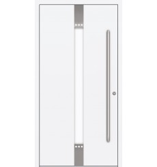 Porta de entrada em alumínio PASSIVE ALU G5 90 cm branco