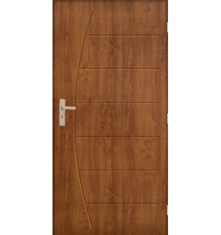 Porte d'entrée BOSTON 90 cm 72 mm en acier inoxydable en 3 coloris