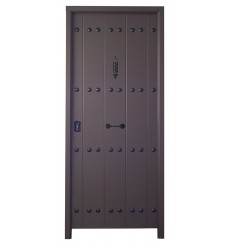 Porta d'ingresso MAS rustica Brown 80 cm 45 mm in acciaio inox