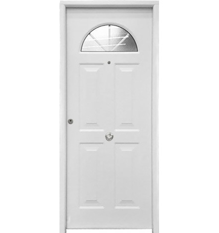Porte d'entrée CORAL blanc 100 x 200 cm