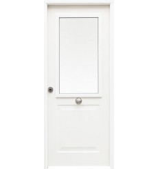 Porta d'ingresso in acciaio CLASICA-CR bianco, 100*200 -100*215 cm