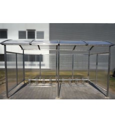 Marquesina para bicicletas ZORZA INOX para 10 bicicletas - 420 cm