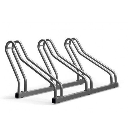 Soporte para bicicletas CROSS-3 en acero inoxidable