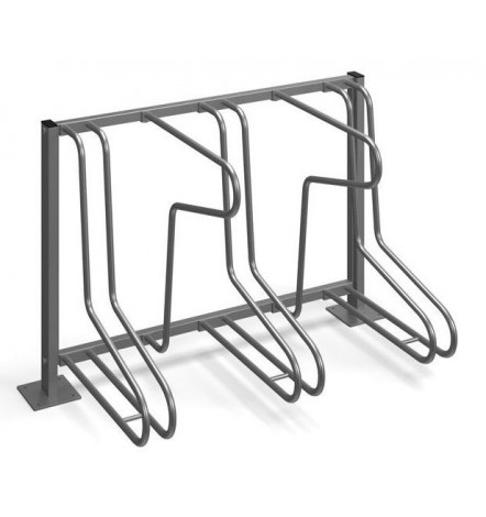 Soporte para bicicletas CROSS-3 en acero inoxidable