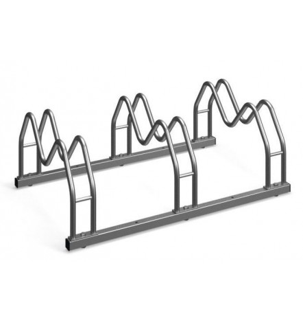 Soporte para bicicletas SMILE-3 en acero galvanizado