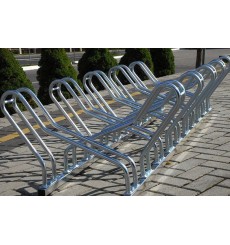 Cavalletto per biciclette bifacciale CROSS-3 in acciaio zincato