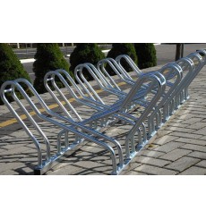 Soporte para bicicletas CROSS-3 bilateral en acero galvanizado