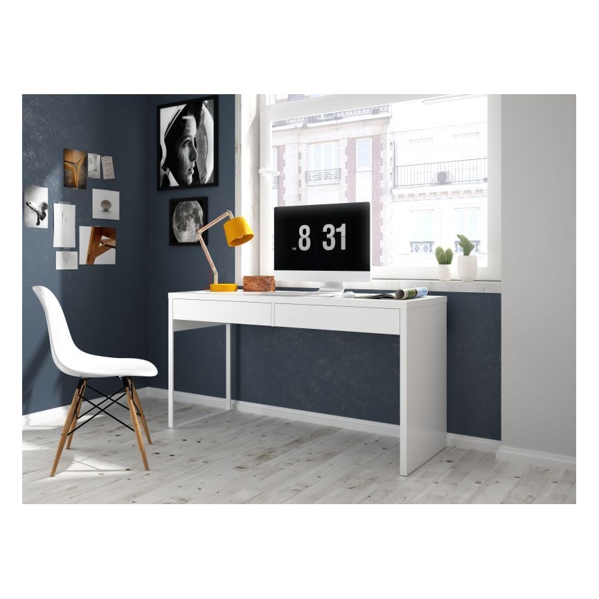 Bianca 138 cm escritorio rectangular - diseñador y muebles de oficina
