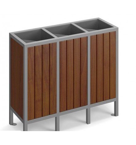 Basura de exterior para clasificación selectiva ONYX III 56l