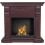 Inserto bioetanol con mantel RIVIERA 102x96x28cm cereza