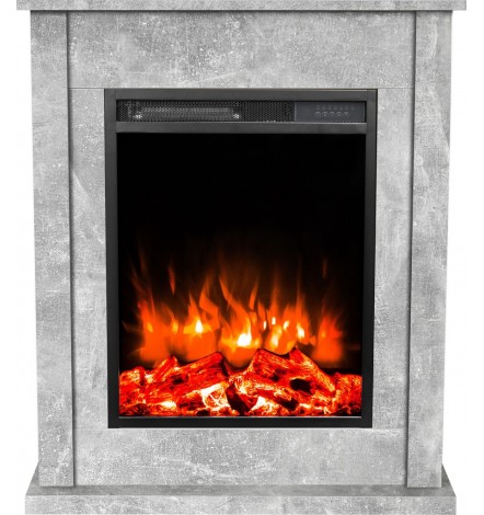 Inserto eléctrico con mantel POKER 750/1500W, 74x88x20cm blanco