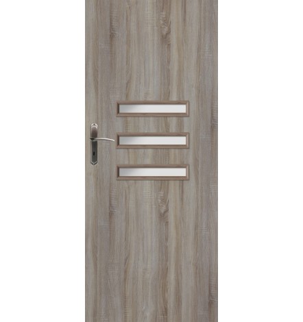 Puerta de interior MEDIOLAN roble Sonoma en diversas dimensiones