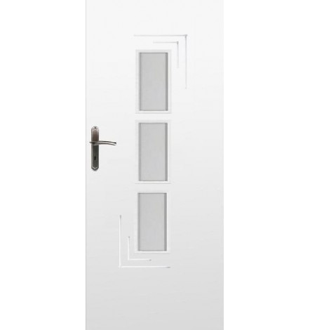 Porte d'intérieur vitrée KING blanc en plusieurs dimensions