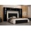 Conjunto cabecero 8/21B/HG1-1B negro/negro brillante 240x184x35cm