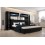 Tête de lit PANAMA 14/HG/B/1-1C noir/noir brillant 290x184x35cm