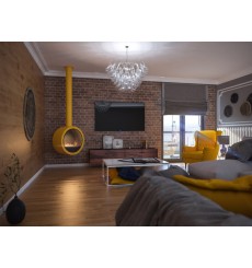 Chimenea de bioetanol INCYRCLE amarillo 500 mm 1L