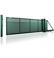 Cancello scorrevole Green MODERN AW.10.106 / P di diverse dimensioni con operatore integrato