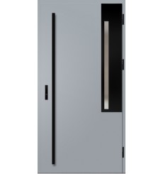 Porta d'ingresso in acciaio con telaio in alluminio FRYBURG 1 90*200 -100*200 cm