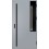 Puerta de entrada de acero con marco de aluminio FRYBURG 1 90*200 -100*200 cm