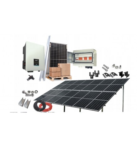 Panneaux photovoltaïques kit au sol 7,29kW autoconsommation