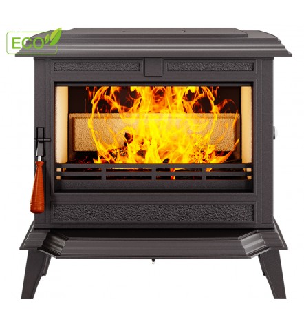 Estufa de leña de hierro fundido Premium PROMETEUS S11 ECO 8kW
