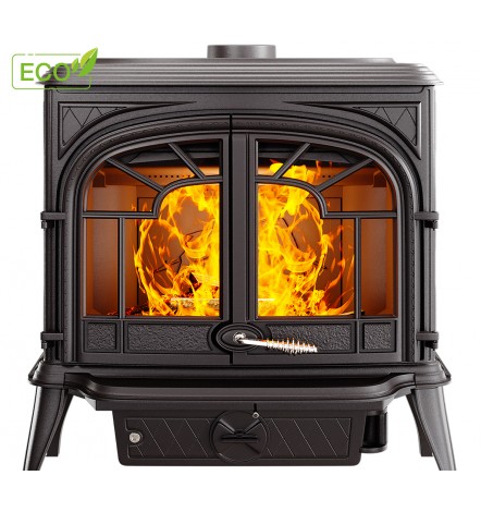 Estufa de leña de hierro fundido Premium SPARTA S10 ECO 13kW