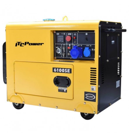 Groupe électrogène diesel 7,9 kVA full power K8000SE-T ITCPower