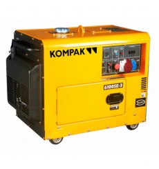 Gerador a gasóleo de 6,6 kVA K6100SE-3 Kompak