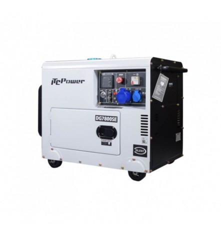 Groupe électrogène diesel 7,9 kVA full power K8000SE-T ITCPower