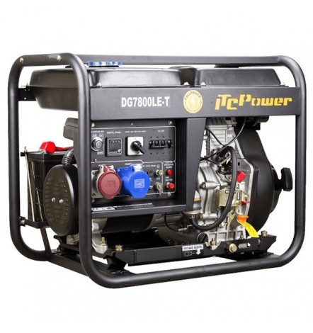 Groupe électrogène diesel 7,9 kVA full power K8000SE-T ITCPower