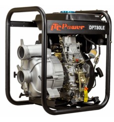 Motopompe diesel pour eaux chargées DPT80LE 600L/min