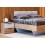 LIT FESTA 160x200 cm black + 2 chevets et sommier
