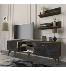 Ensemble meuble TV CRISTAL 150 cm