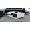 Table basse Bicolore ASPEN  avec niche et rangement blanc et noir