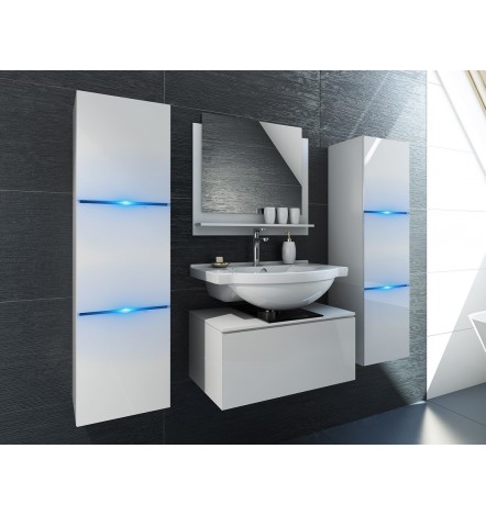 Conjunto de mueble de baño con lavabo BOMBER II 60 CM blanco