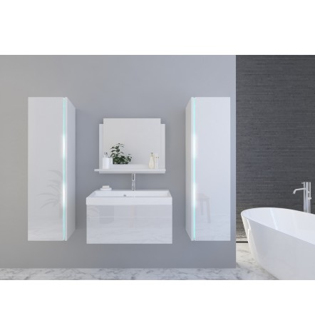Ensemble meuble de salle de bain et vasque DREAM II 60 CM blanc