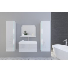 Conjunto de mueble de baño con lavabo DREAM II 60 CM blanco