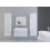 Conjunto de mueble de baño con lavabo DREAM II 80 CM blanco