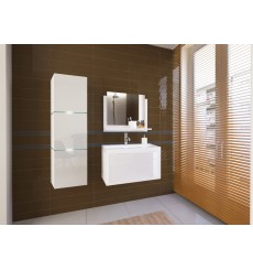 Conjunto de mueble de baño con lavabo IBIZA BIG I 60 CM blanco