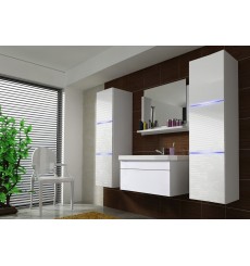 Conjunto de mueble de baño con lavabo LUNA II 60 CM blanco