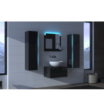 Conjunto de mueble de baño ALIUS I 60 CM negro